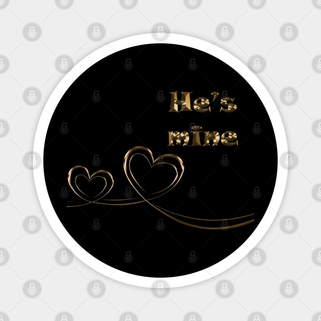 couple clothing for female- Gold edition Magnet by INDONESIA68